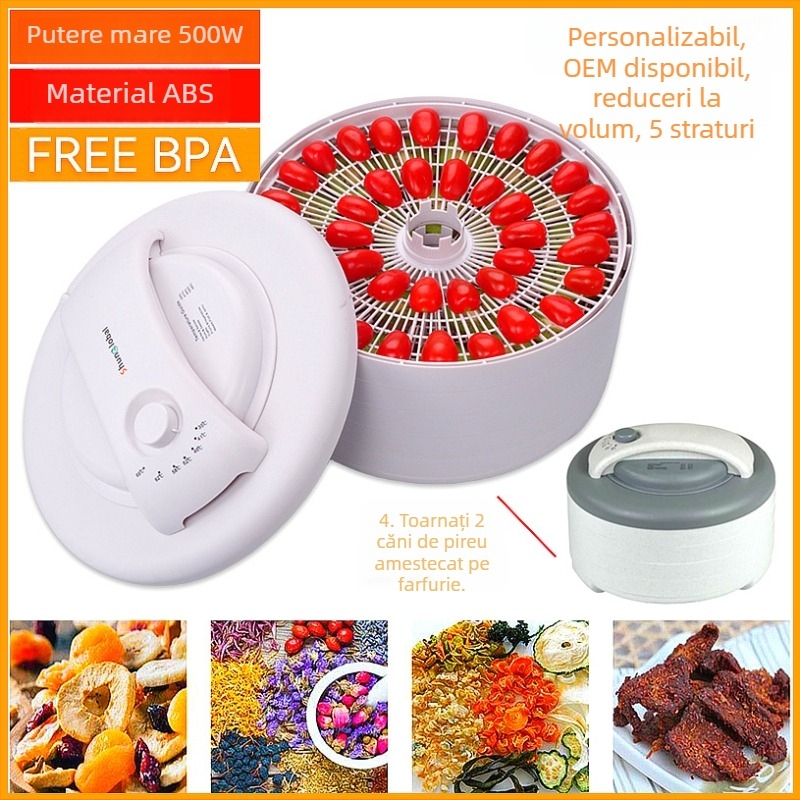 Dehidrator fructe SX660 500W 220V 50Hz