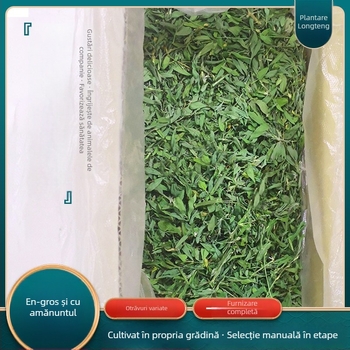 Frunze uscate de lucernă pentru animale de companie mici, etapă universală, brand Longteng Planting, hrană pentru animale