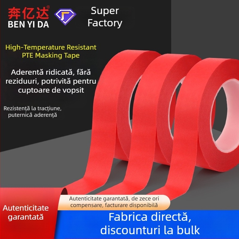 Bandă PET pentru mascarea PCB-urilor și cuptor – grosime 0,25 mm, rezistență la 250–300°C, potrivită pentru vopsire cu pulverizare, cuptor și PCB, ruptură ușoară