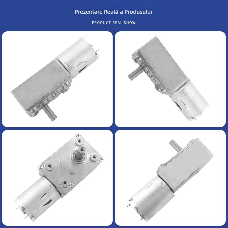 Motor DC cu perii, cu reducere 370, motor mini, CE, tensiune sub 36V