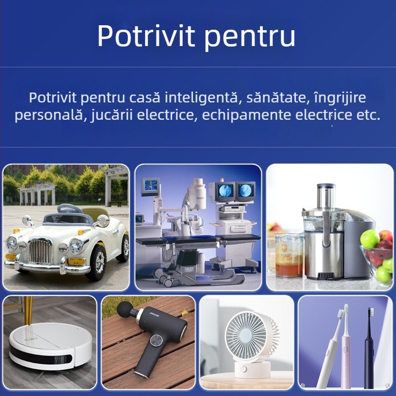 Motor DC cu perii, cu reducere 370, motor mini, CE, tensiune sub 36V