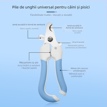 Set de clește pentru unghii pentru câini și pisici, cu pila — Junda