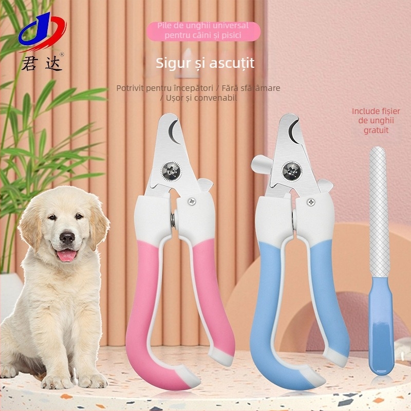 Set de clește pentru unghii pentru câini și pisici, cu pila — Junda