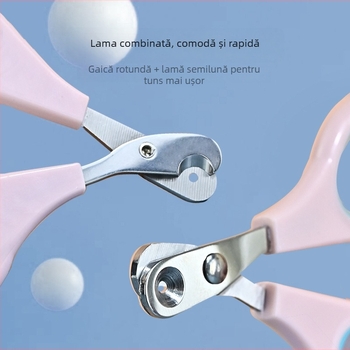 Clește de unghii pentru pisici cu protecție, design sigur, ambalaj 100 de bucăți