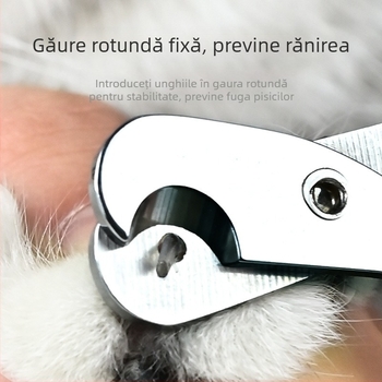 Clește de unghii pentru pisici cu protecție, design sigur, ambalaj 100 de bucăți