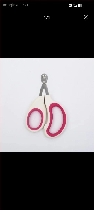 Clește de unghii pentru pisici cu protecție, design sigur, ambalaj 100 de bucăți