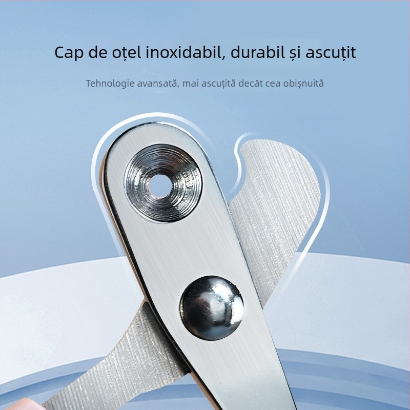 Clește de unghii pentru pisici cu protecție, design sigur, ambalaj 100 de bucăți