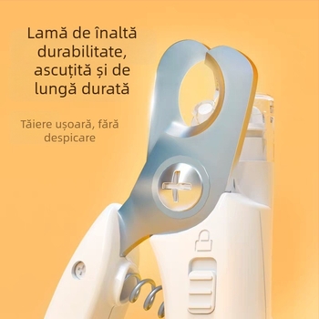 Set dual pentru pilit și tăiat unghii pentru animale de companie – pentru pisici și câini