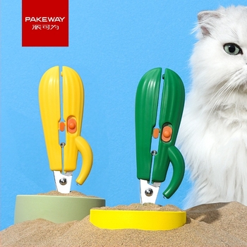 PAKEWAY Clește de unghii pentru animale de companie cu LED pentru câini