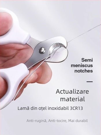 Clește pentru unghii pentru animale de companie, pentru pisici și câini, foarfecă pentru lăbuțe