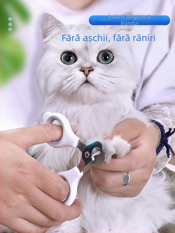 Clește pentru unghii pentru animale de companie, pentru pisici și câini, foarfecă pentru lăbuțe