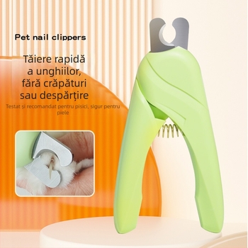 Clește pentru unghii pisici și câini, lamă din oțel inoxidabil pentru îngrijire