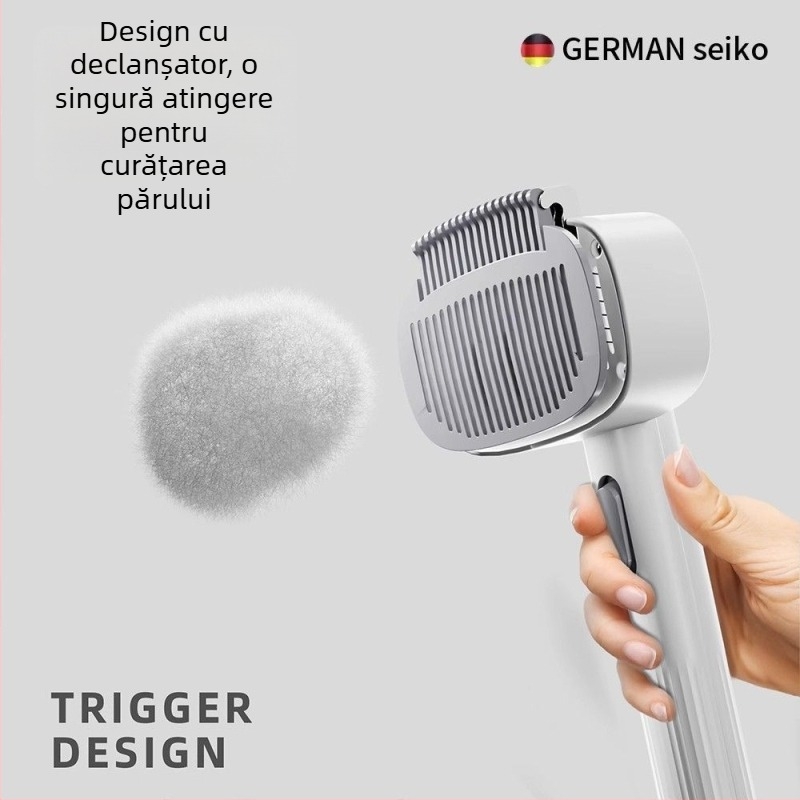 Pieptene pentru animale de companie — Două funcții: desfacerea nodurilor și îndepărtarea părului, pentru pisici Rag Doll și câini