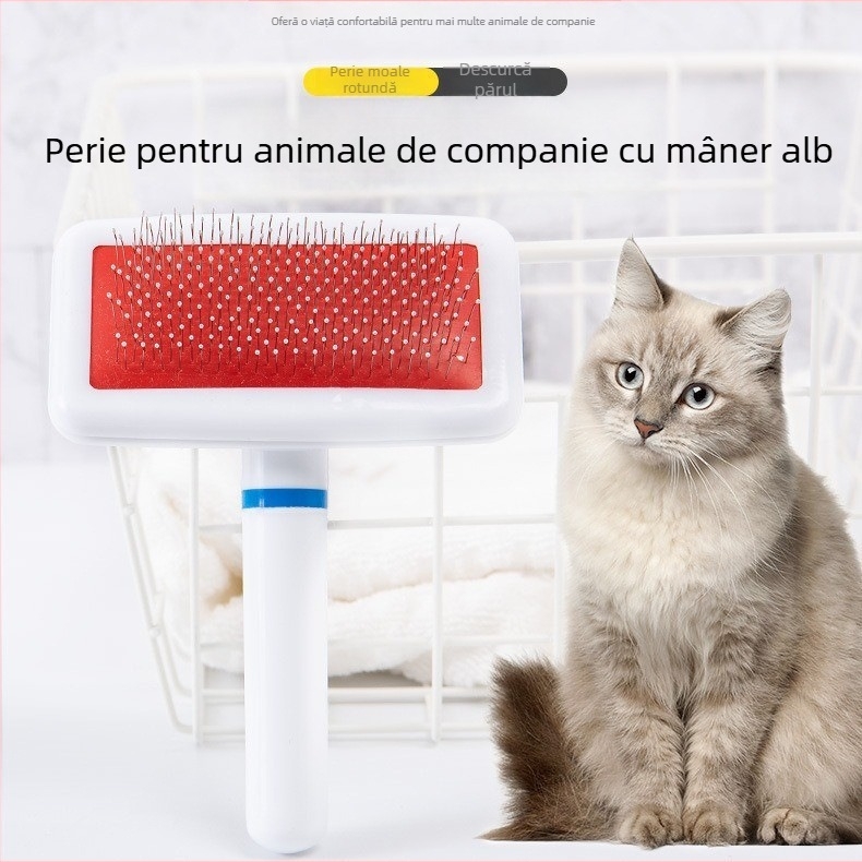 Perie de îngrijire a blănii pentru guler din blană și paltoane din cașmir și lână