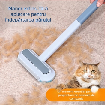 Perie pentru îndepărtarea părului de animale de companie – perie pentru păr de pisică pentru canapea și covor