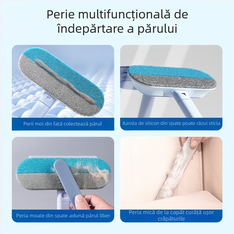 Perie pentru îndepărtarea părului de animale de companie – perie pentru păr de pisică pentru canapea și covor