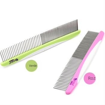 Pieptene pentru îngrijire a animalelor, din oțel inoxidabil, marca Cool, model Kd018