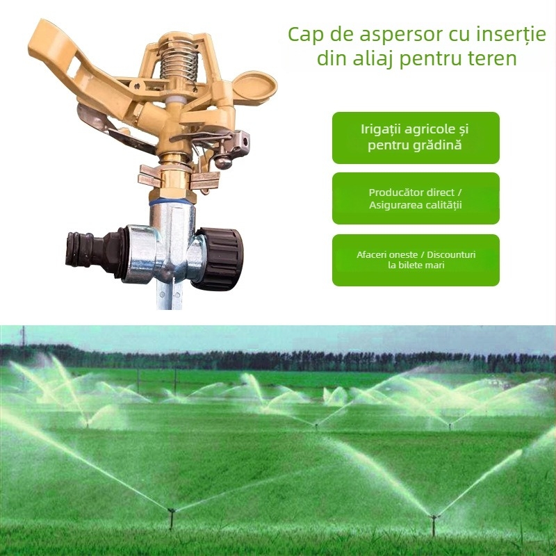 Duză de irigații din aliaj, model Alloy ground nozzle, brand Yujie, pentru grădinărit de acasă, producția agricolă și spații verzi publice