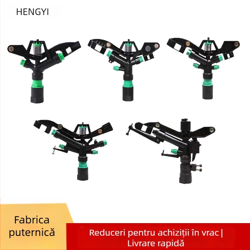 Pistol de stropire cu braț de 1 inch, rotativ automat, pentru irigații agricole și peisagistică