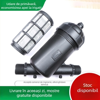 Filtru tip Y pentru irigații agricole, detașabil și lavabil, filtru din plastic tip T