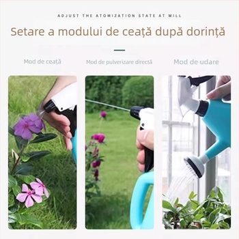 Stropitoare din plastic pentru grădină, tip apăsat — oală de udare/duș, 1 L