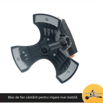 Stropitoare automată cu tură pentru irigarea grădinii – duză plastică, 16 orificii, conectare rapidă, irigare prin pulverizare