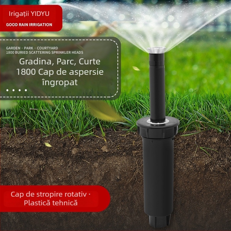 Duză subterană din plastic pentru irigații, conexiune filete interne, reglaj 360°, cod produs 1800