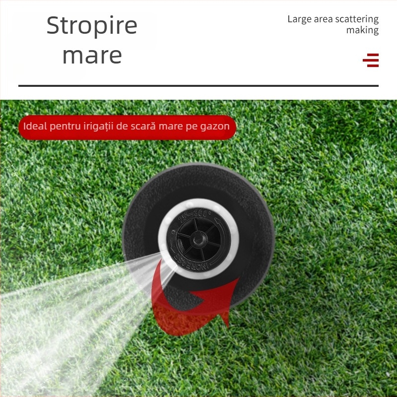 Duză subterană din plastic pentru irigații, conexiune filete interne, reglaj 360°, cod produs 1800