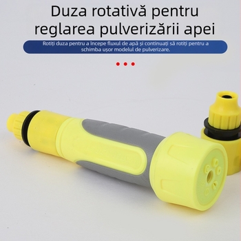 Duză de stropire, set din patru piese pentru uz casnic, din plastic, conectare rapidă, conector standard