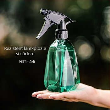 Sticlă de pulverizare pentru dezinfectare și udare, PET+PP, brand Octopus, rezistentă la cădere, pentru grădină de casă