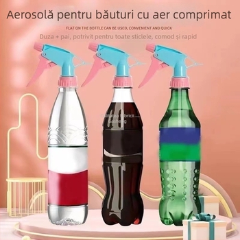SHASHENG duză plastică, dual-purpose pentru sticlă de udare - compatibilă cu sticle de băuturi