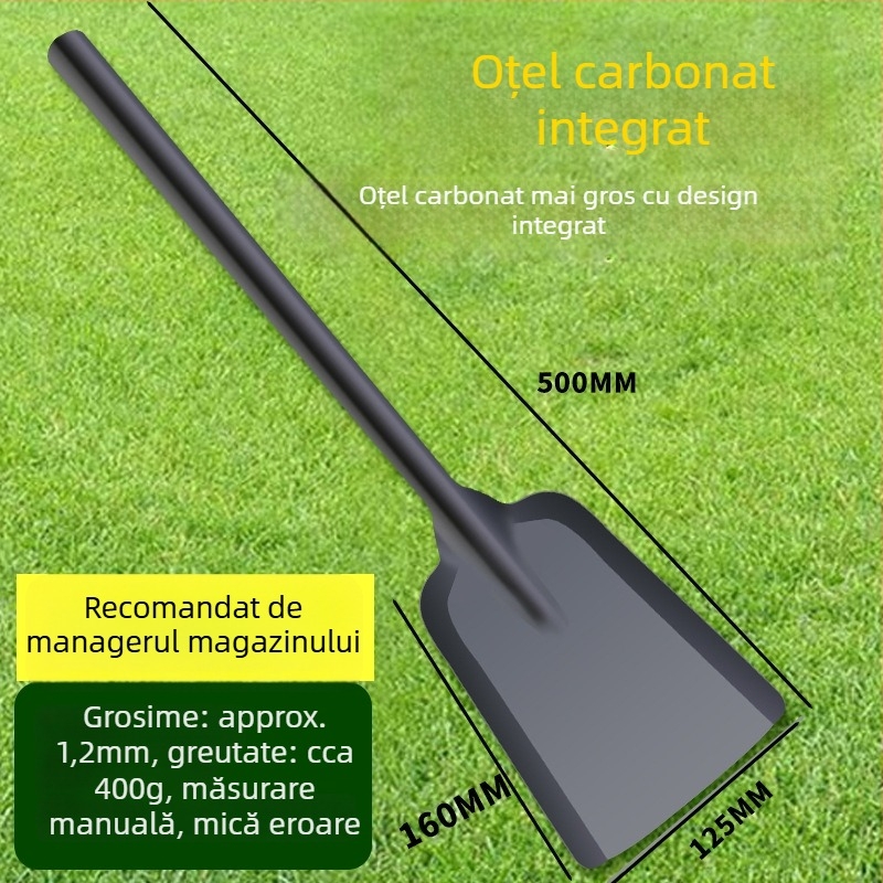 Lopată pentru grădină și grătar, cu design îngroșat – pentru curățarea grătarului, sobei de lemne și a solului