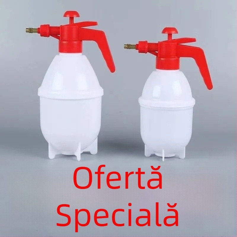Cană de udare cu presiune aeriană și pulverizator pentru dezinfectare – plastic