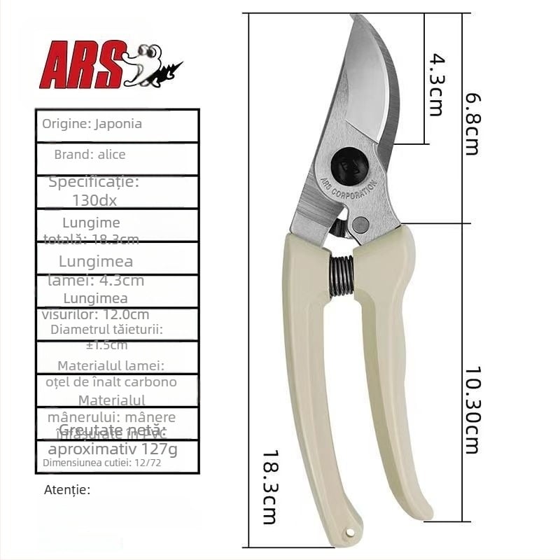 Foarfece de grădină 130Dx pentru flori și pomi – Brand: Other