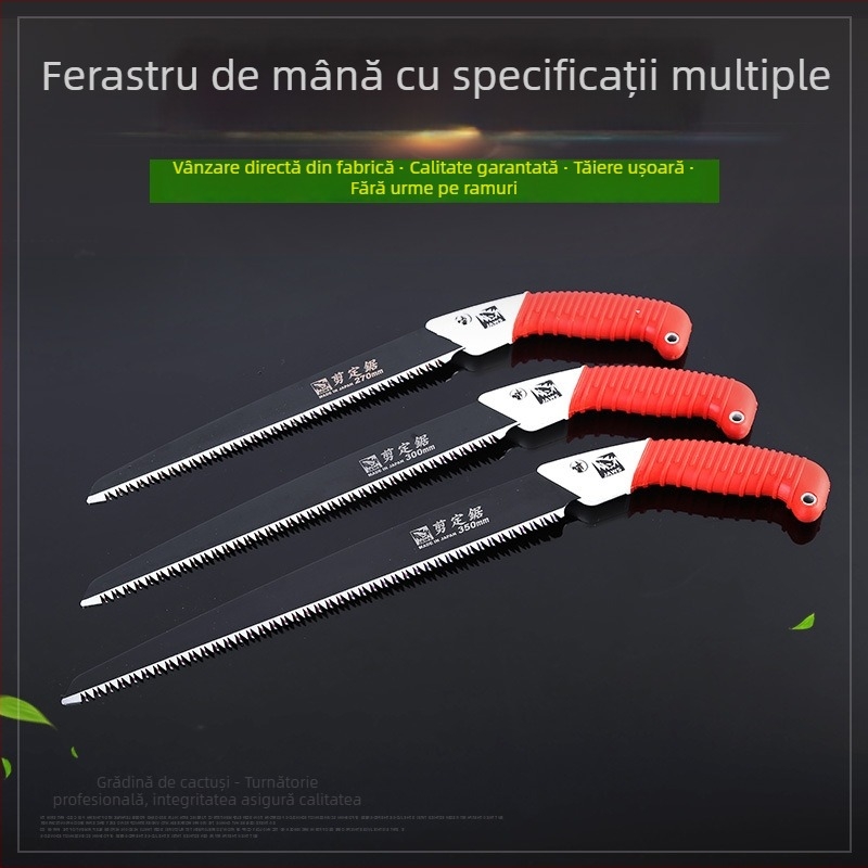 Ferăstrău-arcur pentru grădină cu husă – unelte de grădină pentru tăiere (Brand: Sha Baotian; Domeniu: grădinărit și tăiere; Origine: Linyi)