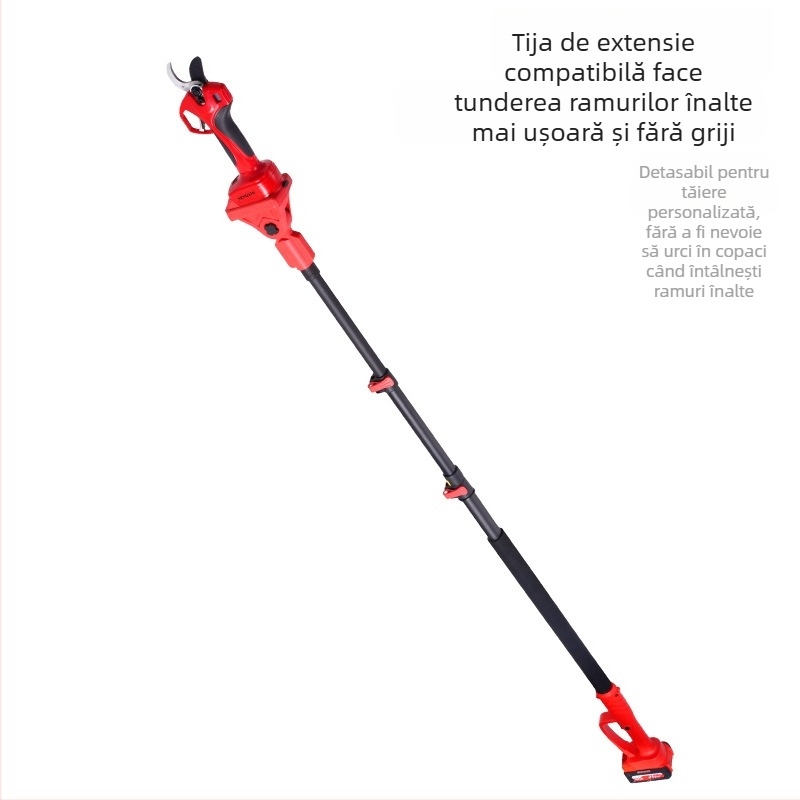 Foarfă electrică fără fir pentru tăierea crengilor la pomii fructifer – unealtă de grădină pentru exterior