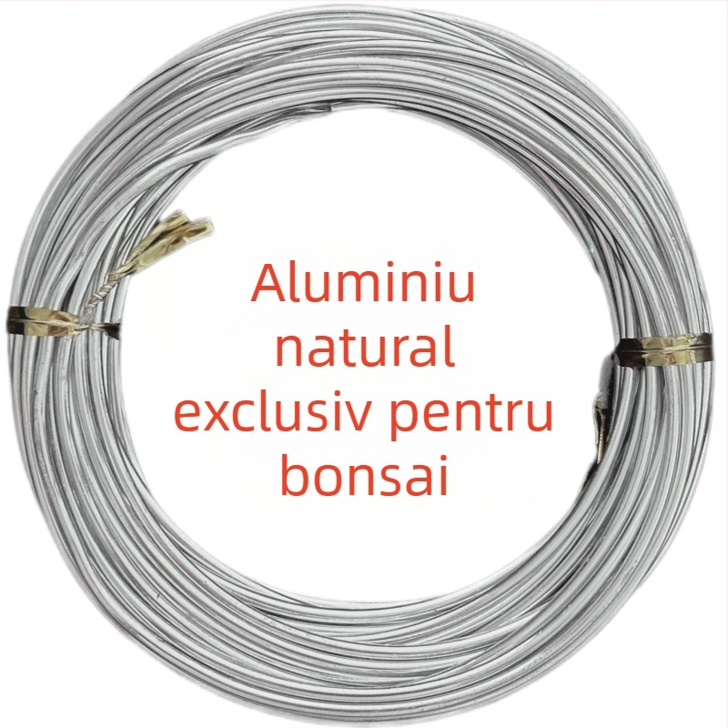 Sârmă de aluminiu pentru modelarea bonsailor, set de 3 piese, pentru formarea bonsailor și antrenamentul plantelor