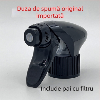 Gualagaller sticlă de pulverizare cu duză rotativă — din plastic, acționare manuală, atomizare cu spumă