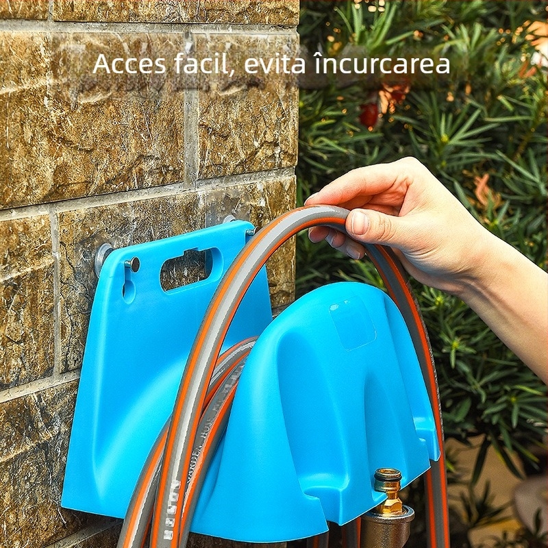Suport de țevi de apă montat pe perete pentru grădină și spălarea mașinii, 0.24 kg
