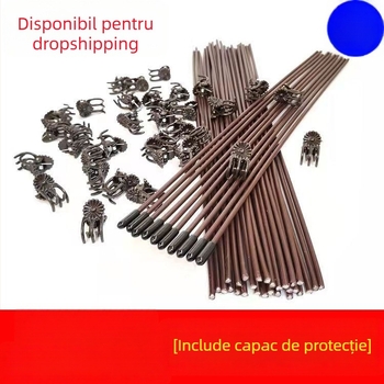 Ornament de grădină pentru orhidee fluture – tijă de susținere din sârmă metalică acoperită cu plastic