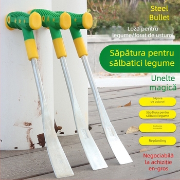 Lopată de usturoi și legume forjată manual – pentru plivit, lamă groasă și ascuțită, unealtă de grădină pentru exterior