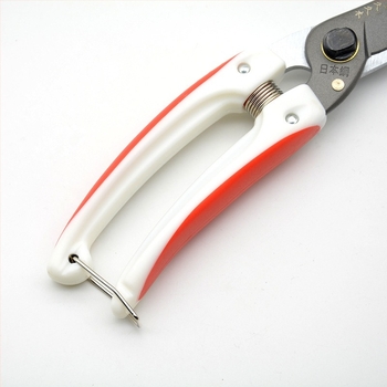 Foarfece de grădină Jiujiu Wood – lamă acoperită cu teflon, pentru tăierea florilor și a ramurilor fructifere