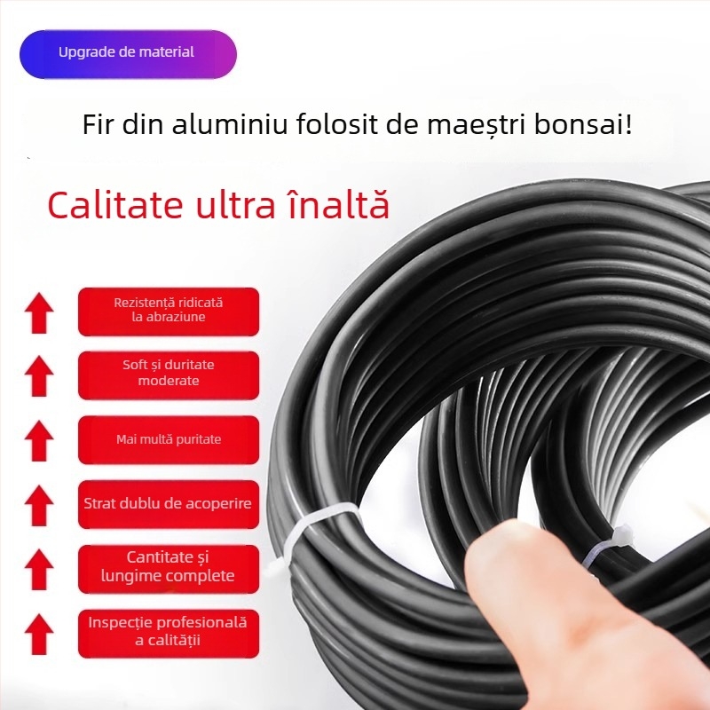 Set de instrumente pentru modelarea sârmei din aluminiu pentru bonsai – 3 piese, kit DIY grădinărit