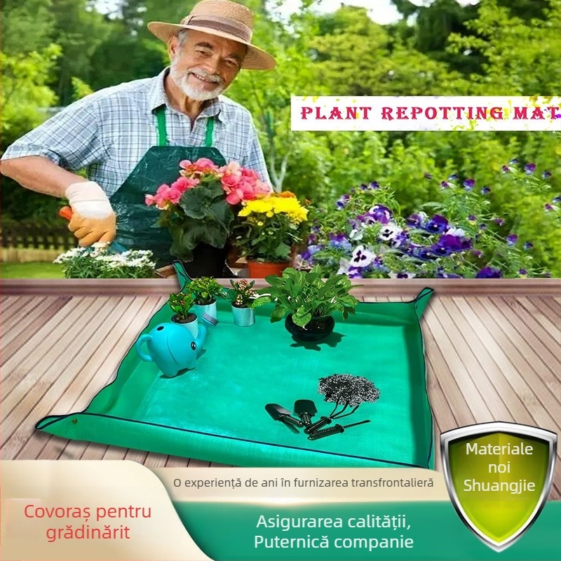 Covoraș de grădină pentru înlocuirea solului și plantare, material PP impermeabil, disponibil pentru etichetare privată