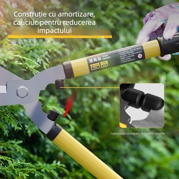 Foarfecă de grădină pentru tăiat – groasă și robustă, potrivită pentru pomi fructiferi, flori și plante din pepinieră