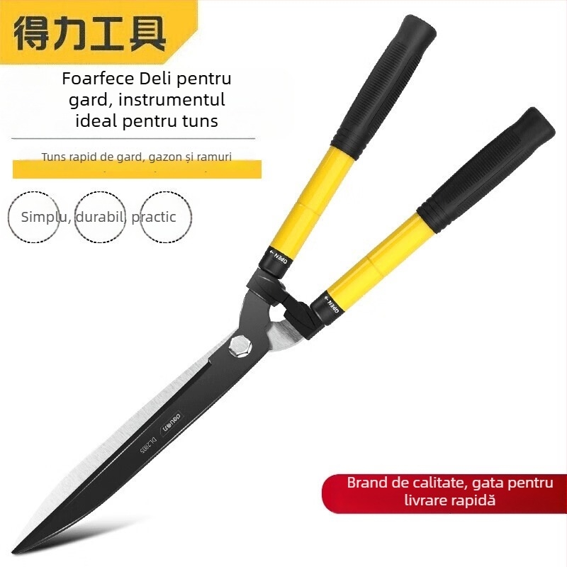 Foarfecă de grădină pentru tăiat – groasă și robustă, potrivită pentru pomi fructiferi, flori și plante din pepinieră