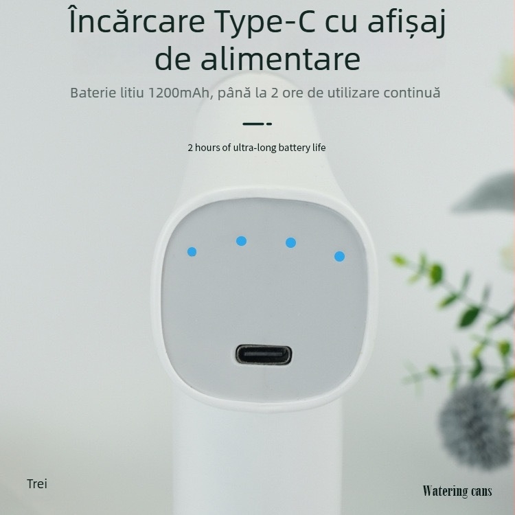 Stropitoare electrică reîncărcabilă, manuală, 1 L, udare în grădină, pulverizare la presiune înaltă