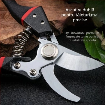 Foarfecă de tăiat multifuncțională pentru ramuri groase – unelte de grădină pentru pomi fructiferi, pepiniere și flori, design ergonomic ce economisește efort