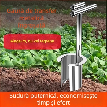 Unealtă de transplantare a răsadurilor pentru legume, perforare găuri, utilizare ușoară