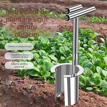 Unealtă de transplantare a răsadurilor pentru legume, perforare găuri, utilizare ușoară